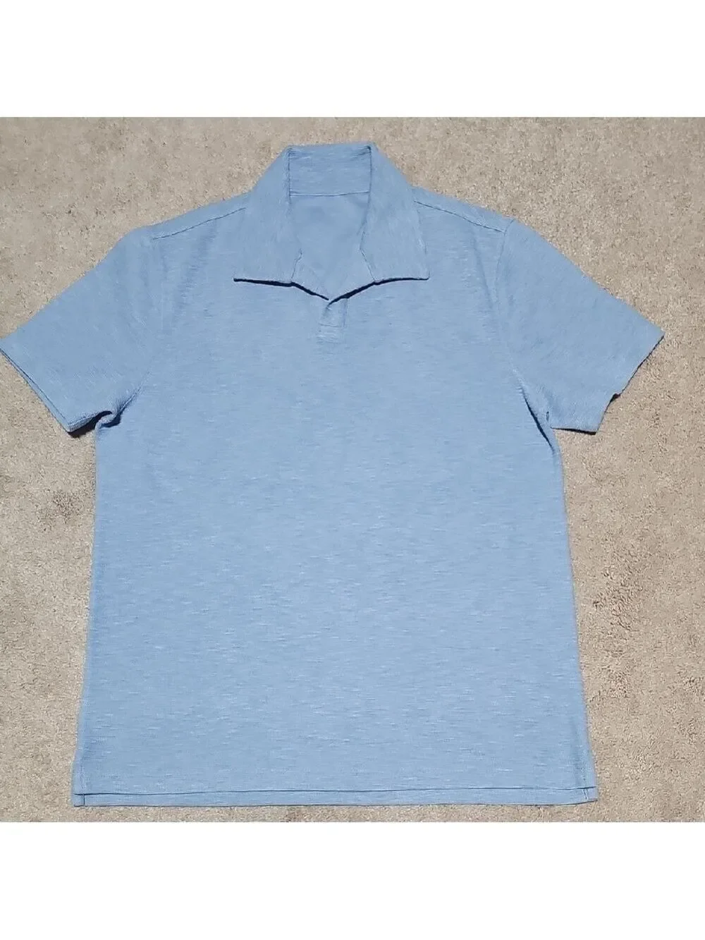 Light Blue Men's Polo Shirt